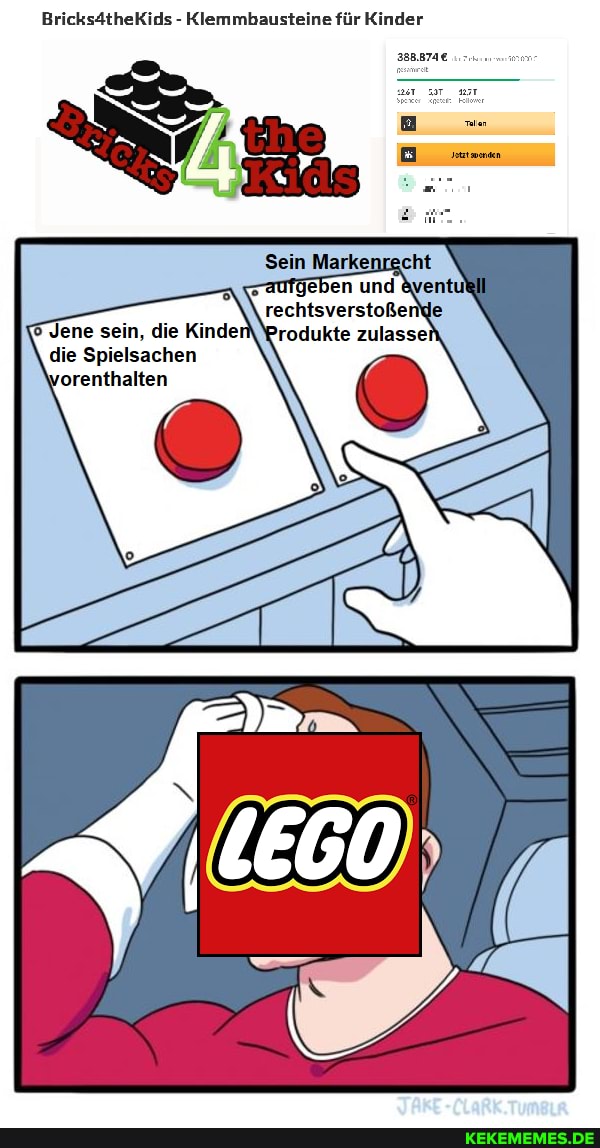 BricksätheKids - Klemmbausteine für Kinder
die Spielsachen
'orenthalten