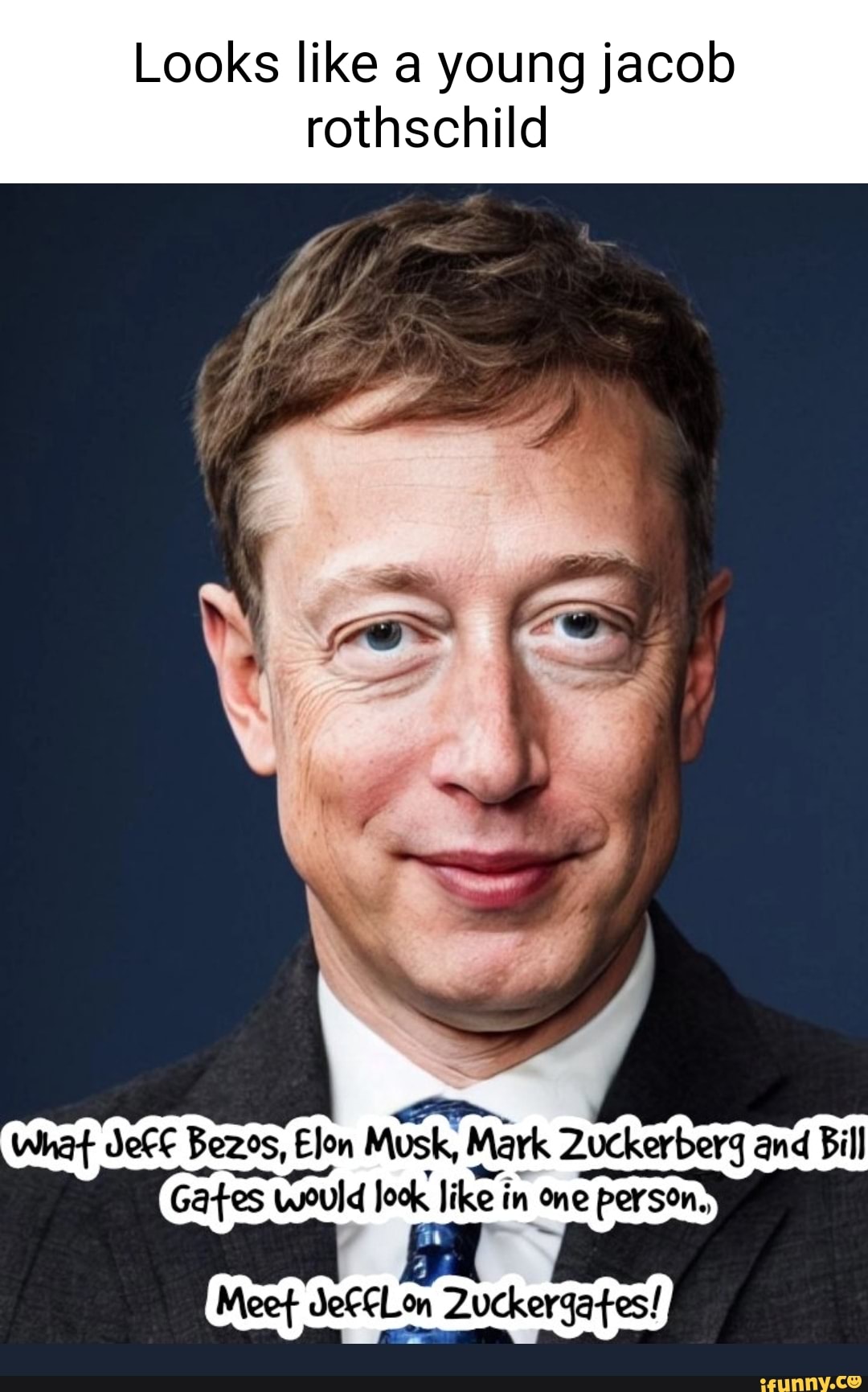 Looks like a young jacob rothschild What Bezos, Elon Mosk Mi Mark
