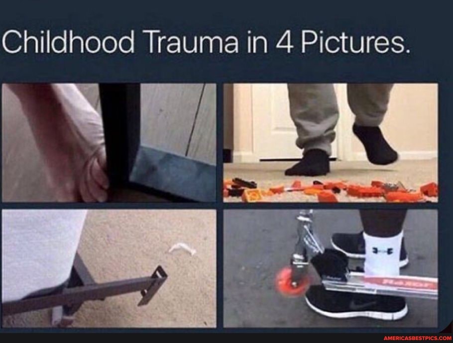 Childhood Trauma in 4 Pictures.