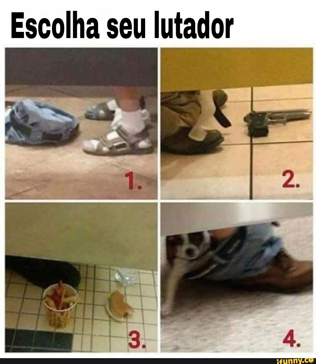 Escolha seu lutador
la