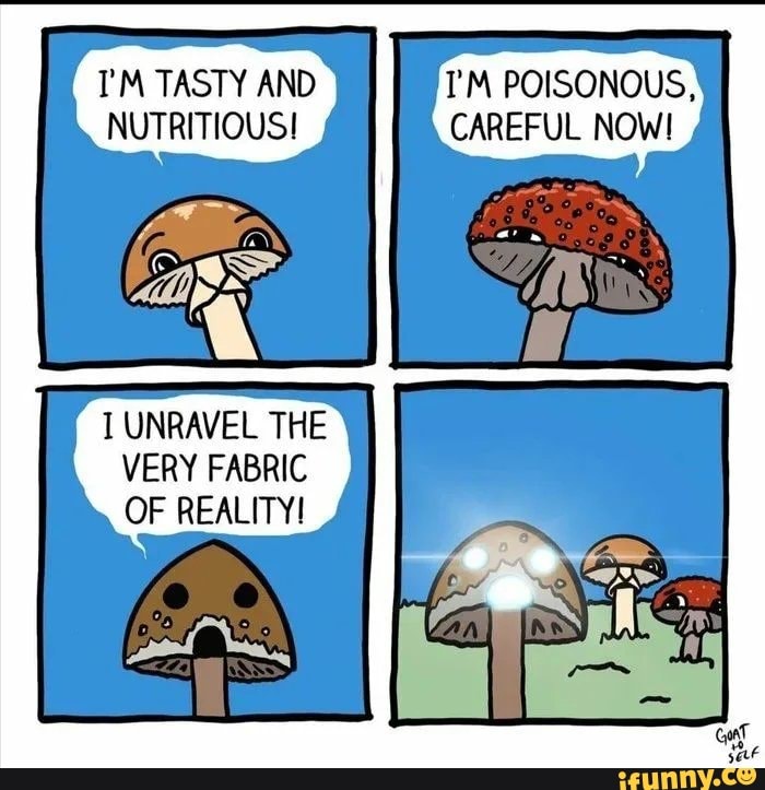 TM TASTY AND I'M POISONOUS, NUTRITIOUS! CAREFUL NOW! UNRAVEL THE VERY ...