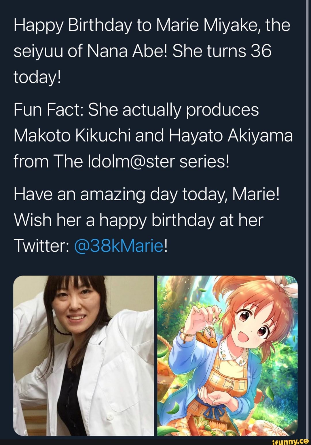 Seiyuu - Happy 45th birthday, Yukarin! We wish you all the