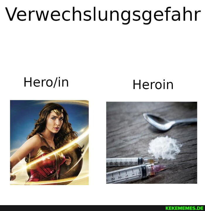 Verwechslungsgefahr Heroin