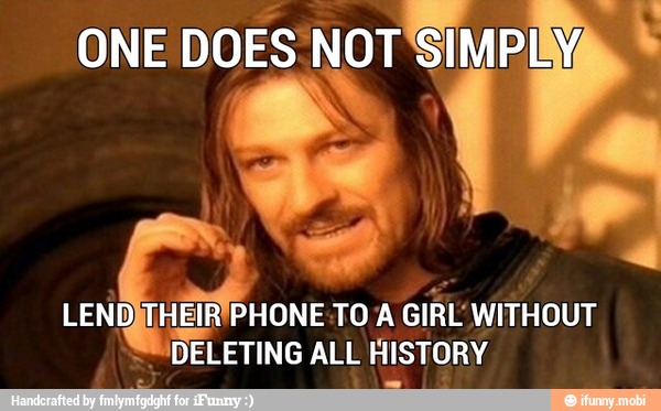 oligos GIRL
DELET
ING ALL HISTORY