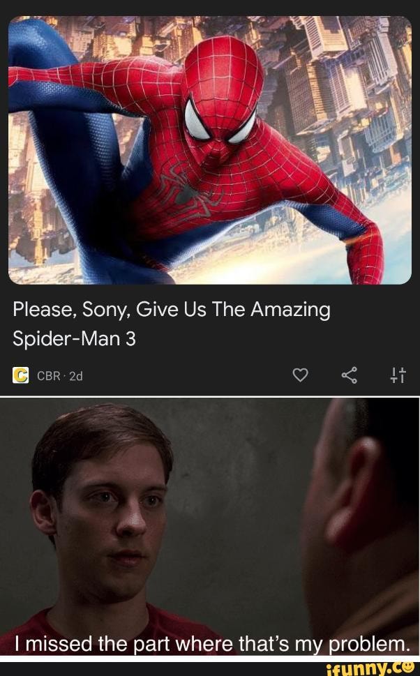 the amazing spider man memes