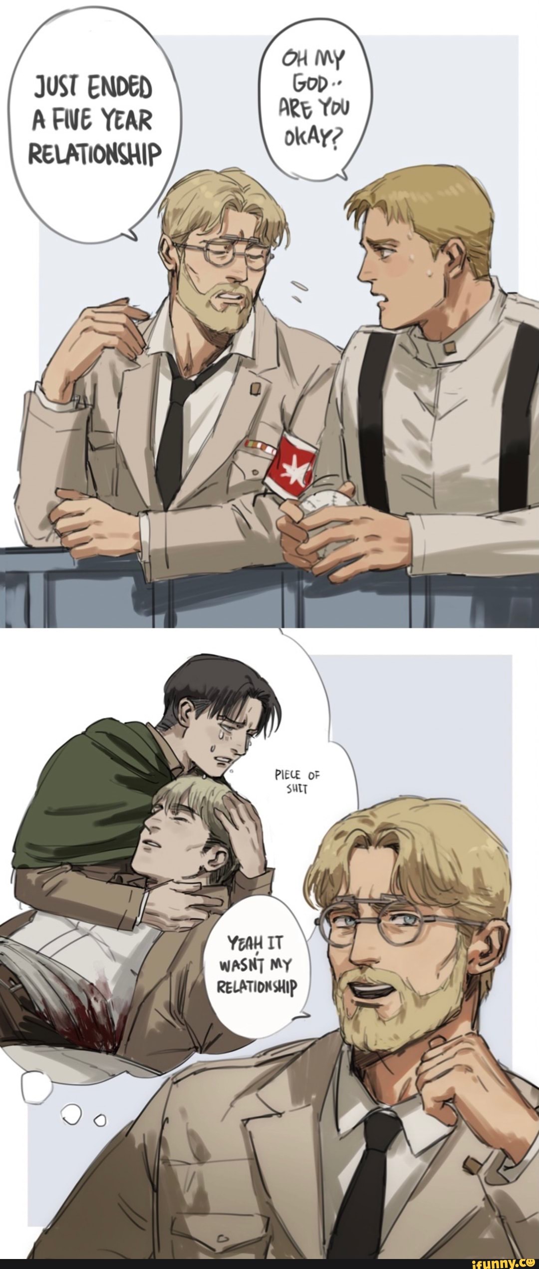 Eruri memes. Best Collection of funny Eruri pictures on iFunny