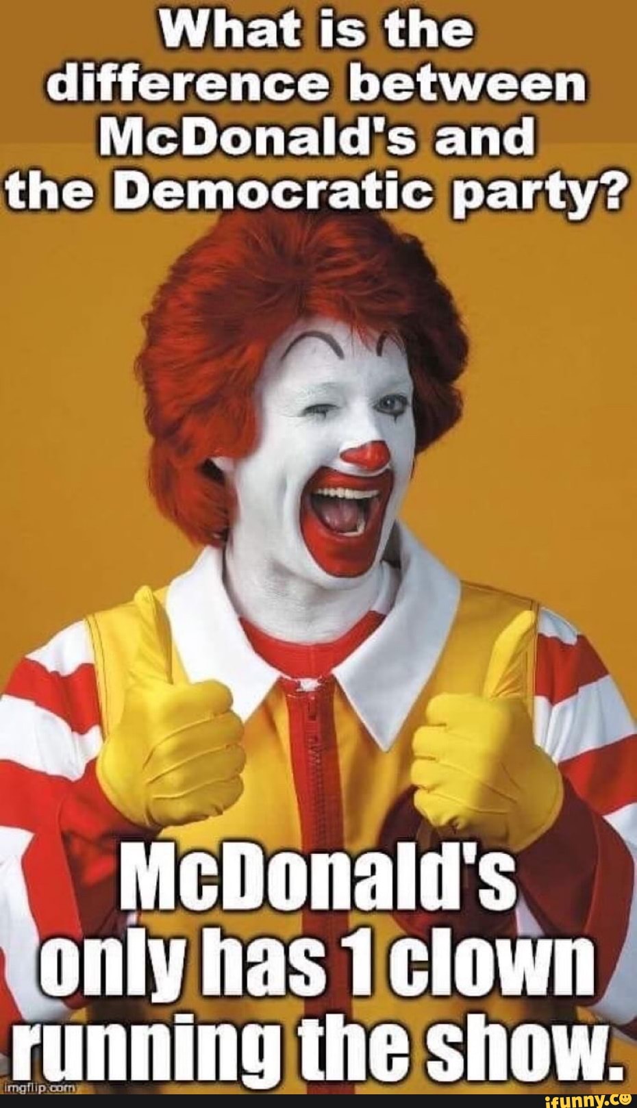 What is the difference between McDonald's and the Democratic party ...