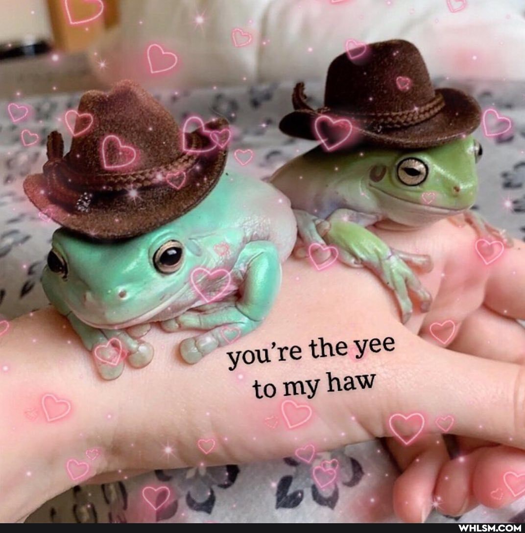 you re the yee to my haw