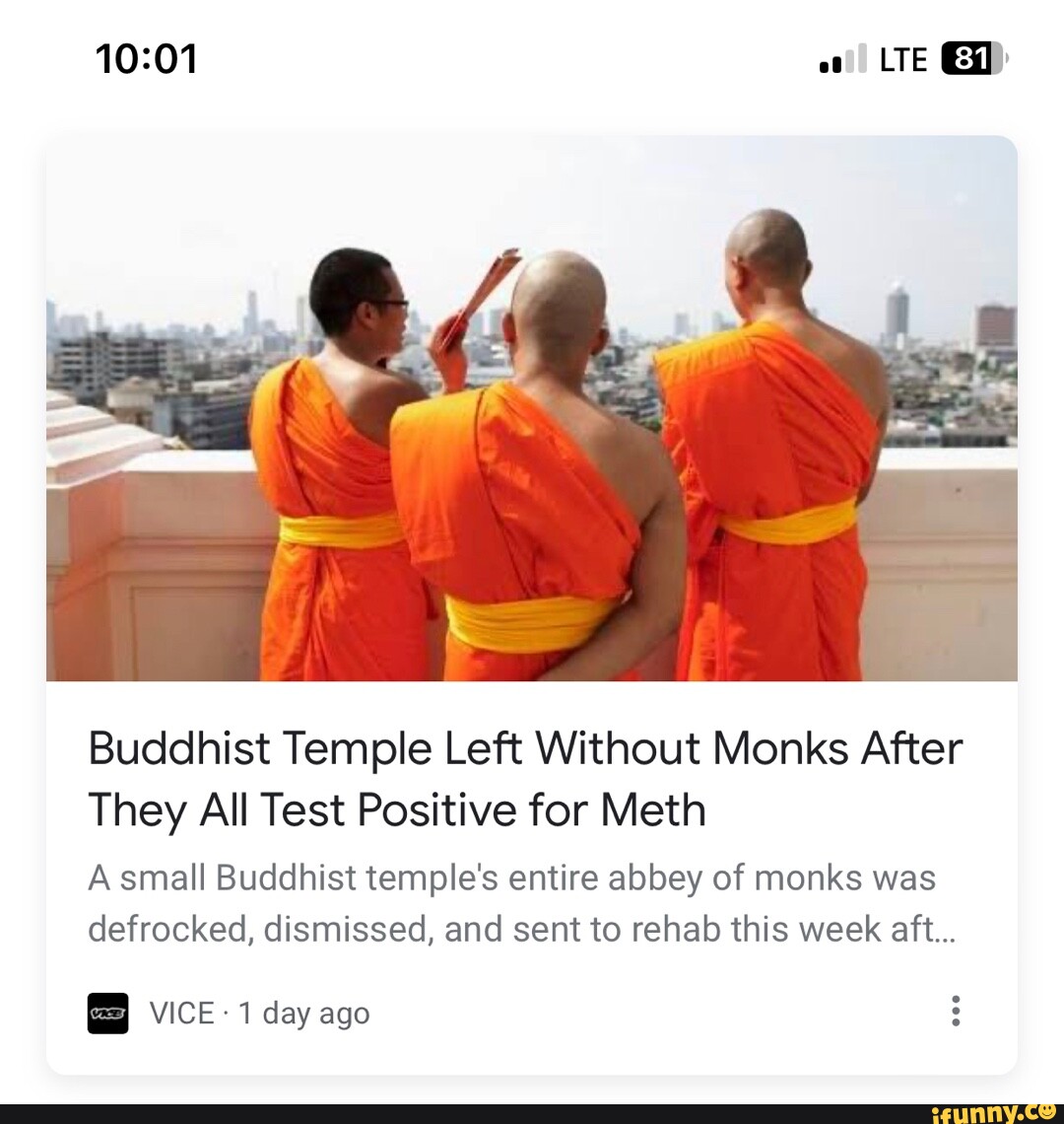 LTE Buddhist Temple Left Without Monks After They All Test Positive for ...