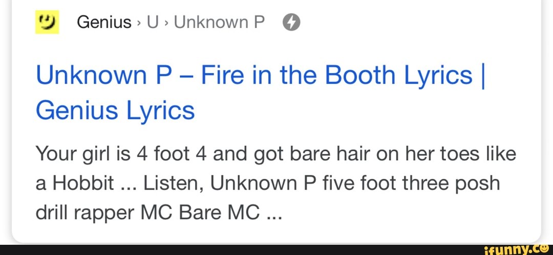 Unknown P Fire in the Booth Lyrics I Genius Lyrics Your girl is 4