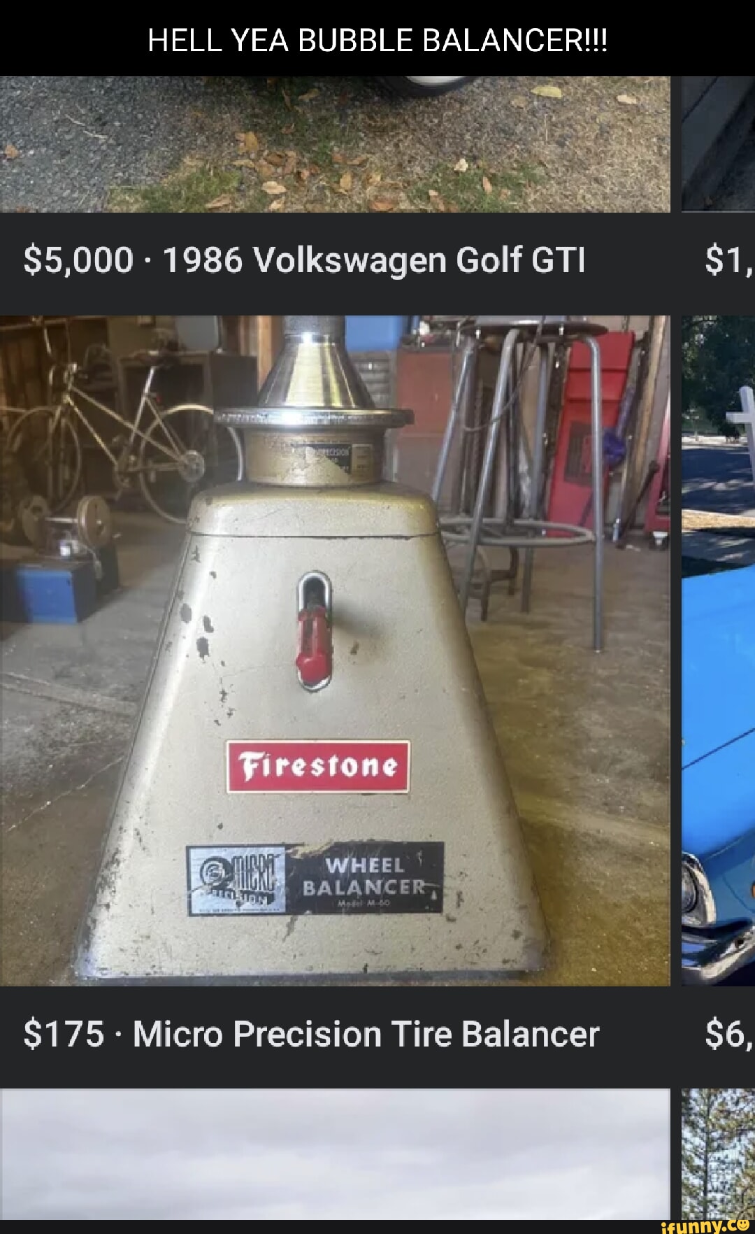 HELL YEA BUBBLE BALANCER!!! 5,000 1986 Volkswagen Golf GTI 1, I