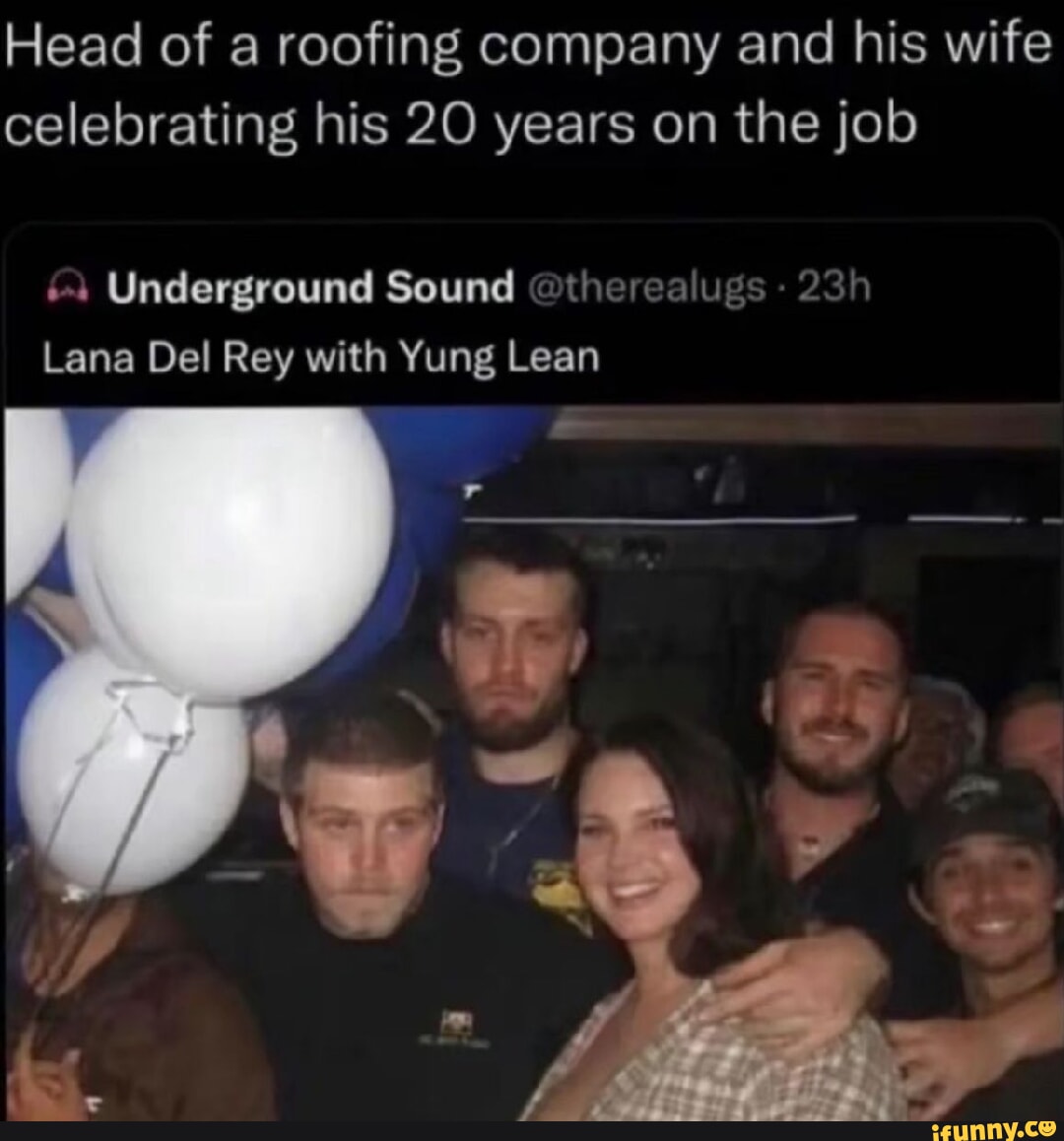 Head of a roofing company and his wife celebrating his 20 years on the