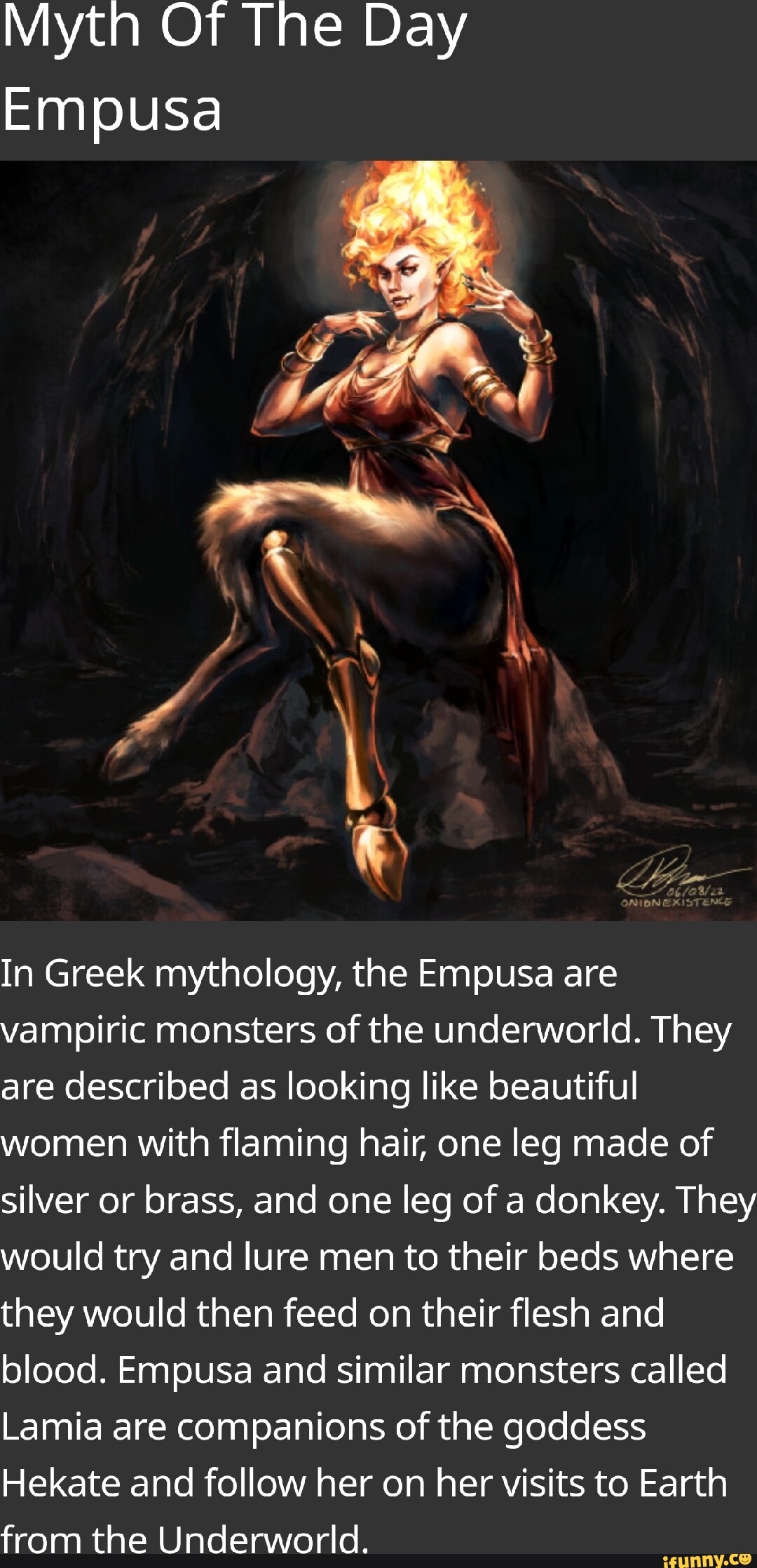 Empusa greek mythology