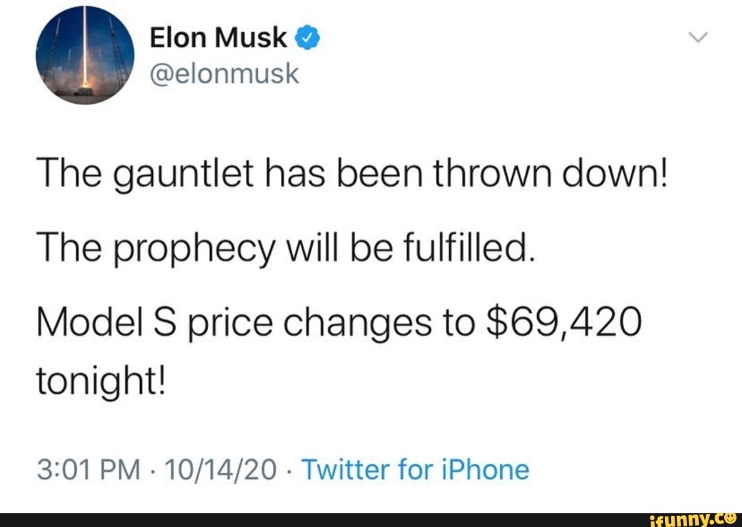 The gauntlet has been thrown down! The prophecy will be fulfilled