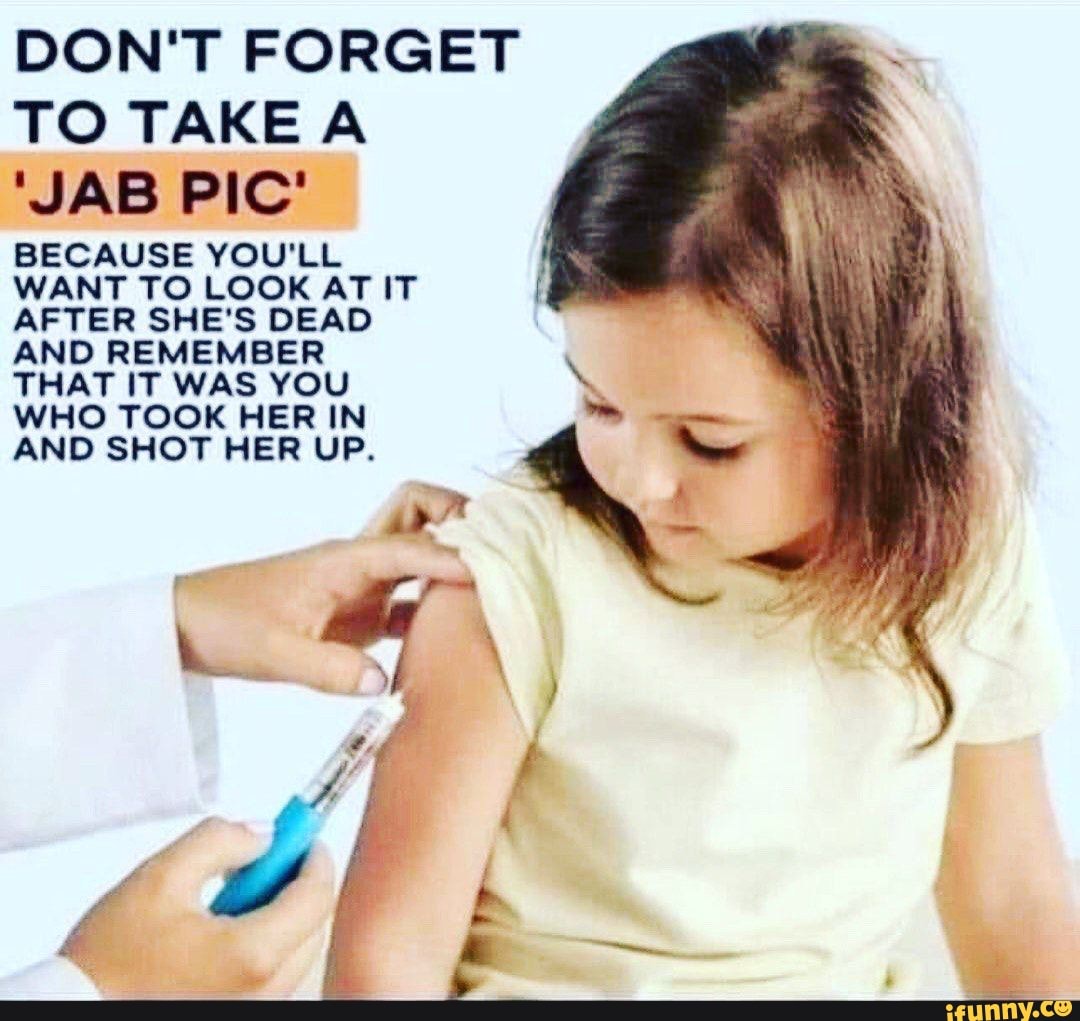 DON'T TO TAKE A 'JAB PIC' BECAUSE YOU'LL WANT TO LOOK AT IT