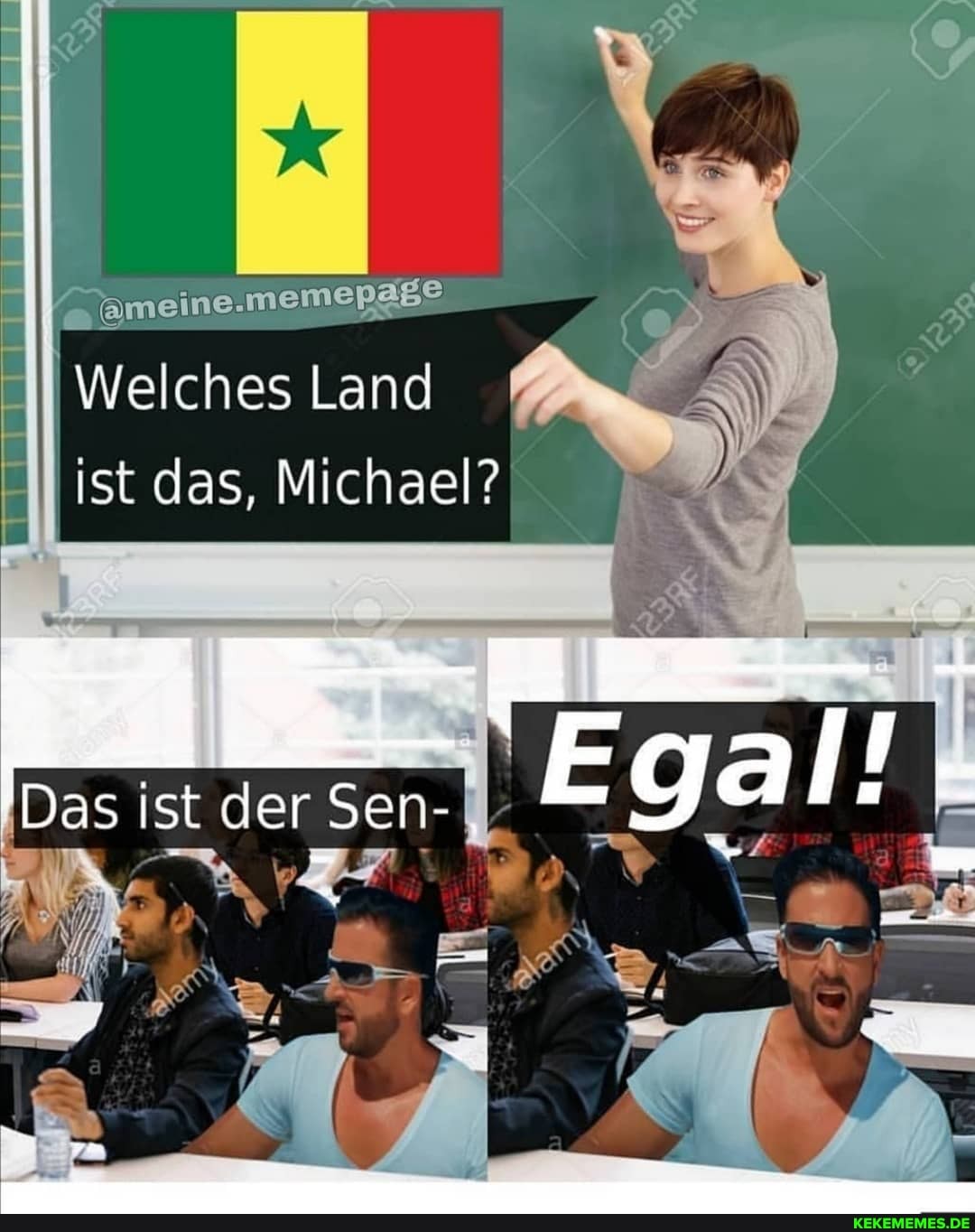 Ameine.memepase
Welches Land
ist das, Michael?
ist
ist der Egal-