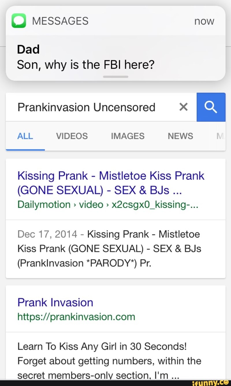 Uncensored prank videos