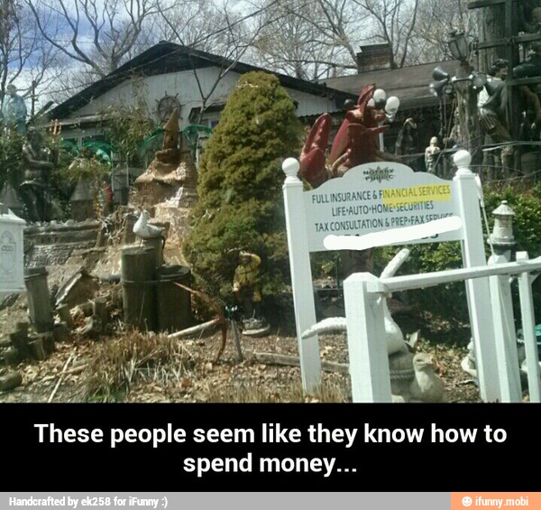 These people seem like they know how to
spend money... - These people seem like they know how to spend money...