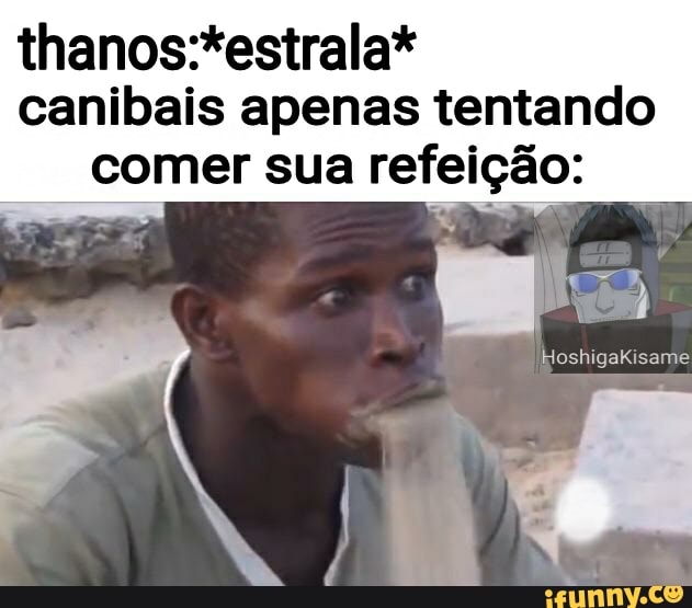 canibais apenas tentando comer sua refeição: