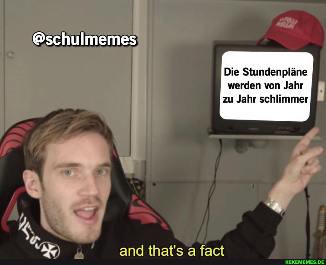 @schulmemes
Die Stundenpläne werden von Jahr zu Jahr schlimmer
ann thatc fart