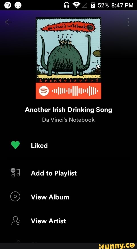 Another Irish Drinking Song Da Vinci's Notebook Liked Add to Playlist View Album View Artist