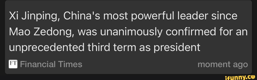 Xi Jinping Chinas Most Powerful Leader Since Mao Zedong Was