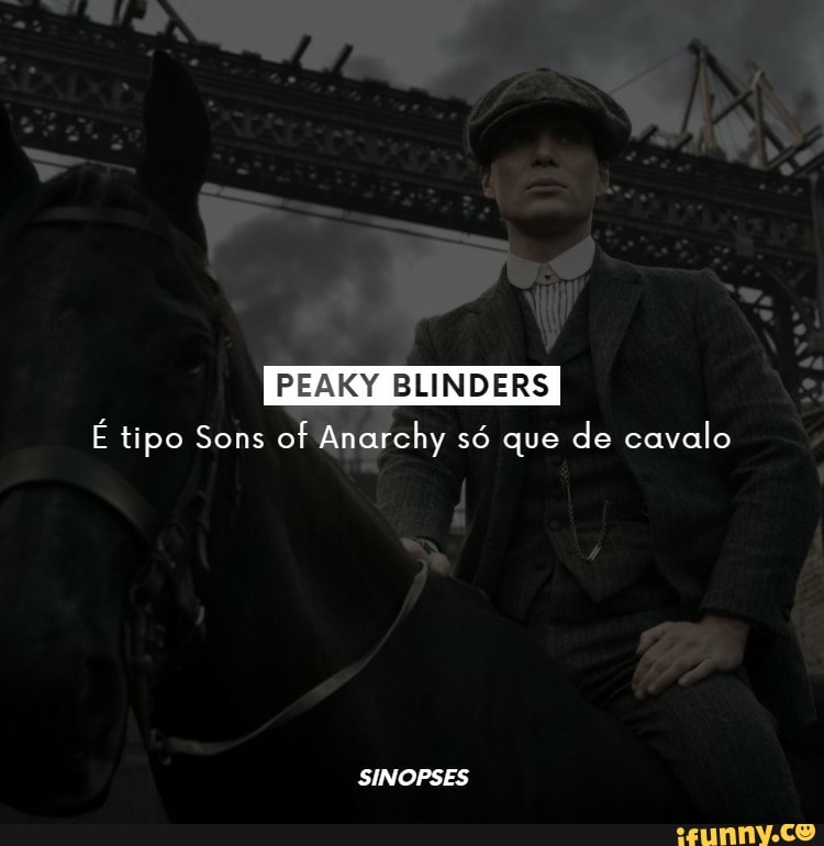 PEAKY BLINDERS
É tipo Sons of Anarchy só que de cavalo
SINOPSES