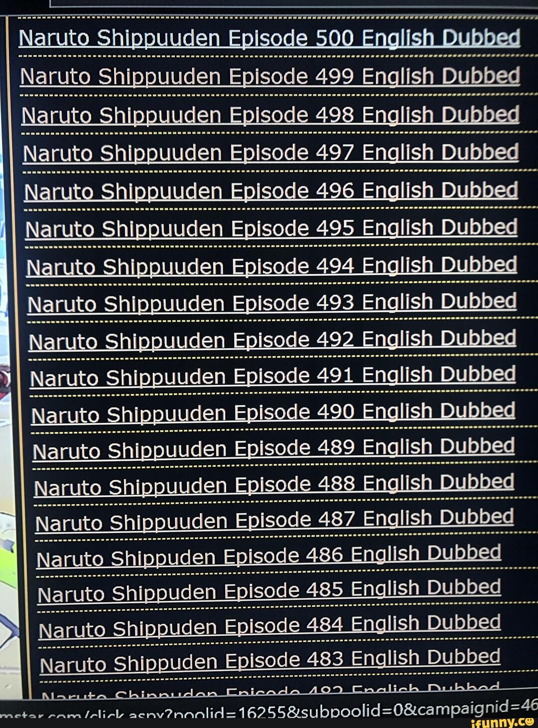 naruto shippuden episode 499 english dubbed
