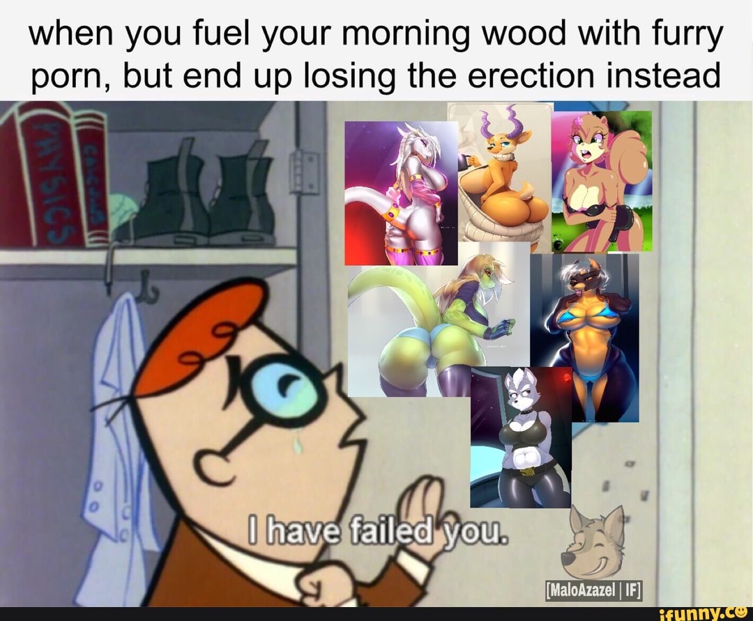 Furry Porn Captions - When you fuel your morning wood with furry porn, but end up ...