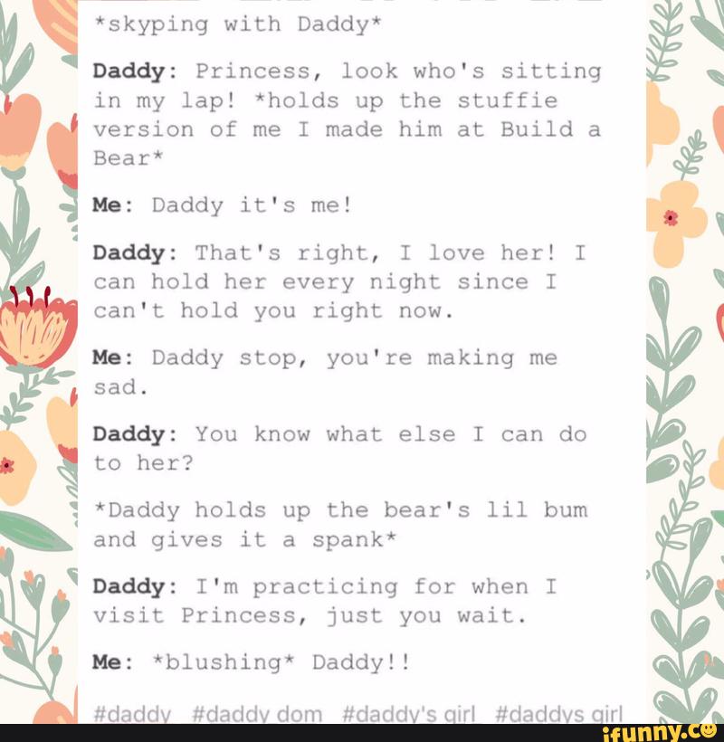 And princess conversations daddy Tiana