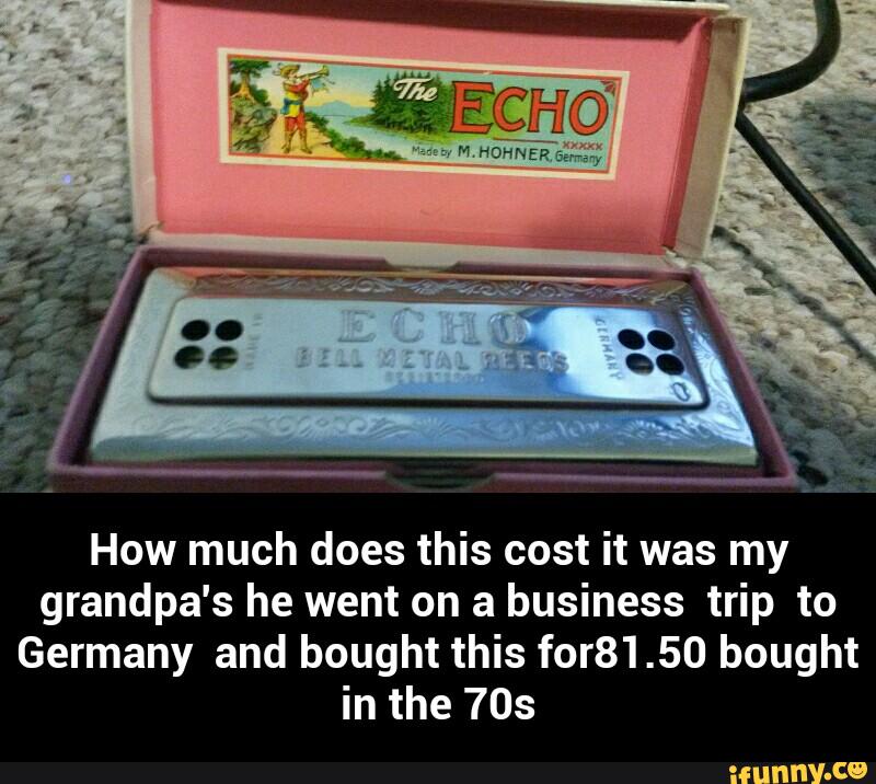 How much does this cost it was my
grandpa's he went on a business trip to
Germany and bought this for81.50 bought
in the 703 - How much does this cost it was my grandpa's he went on a business trip to Germany and bought this for81.50 bought in the 70s