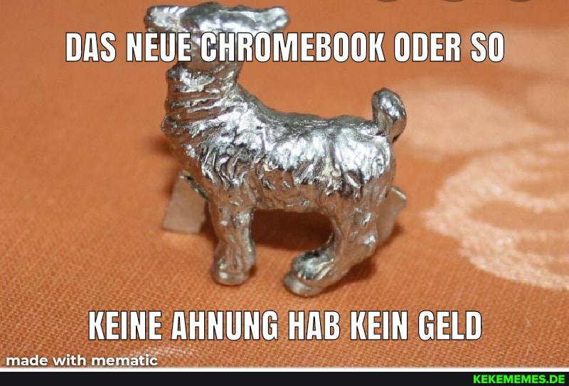 DAS NEUE EHROMEBOON ODER
KEINE 'KEINE AHNUNG HAB KEIN GELD