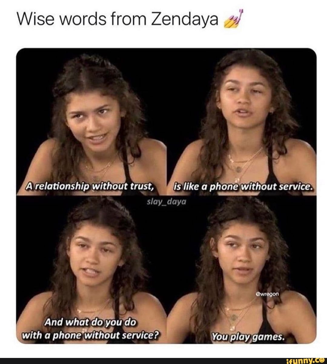 Wise words from Zendaya 