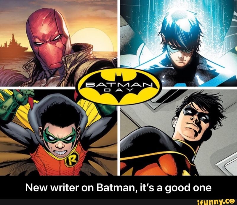 New writer on Batman, it's a good one - New writer on Batman, it’s a ...