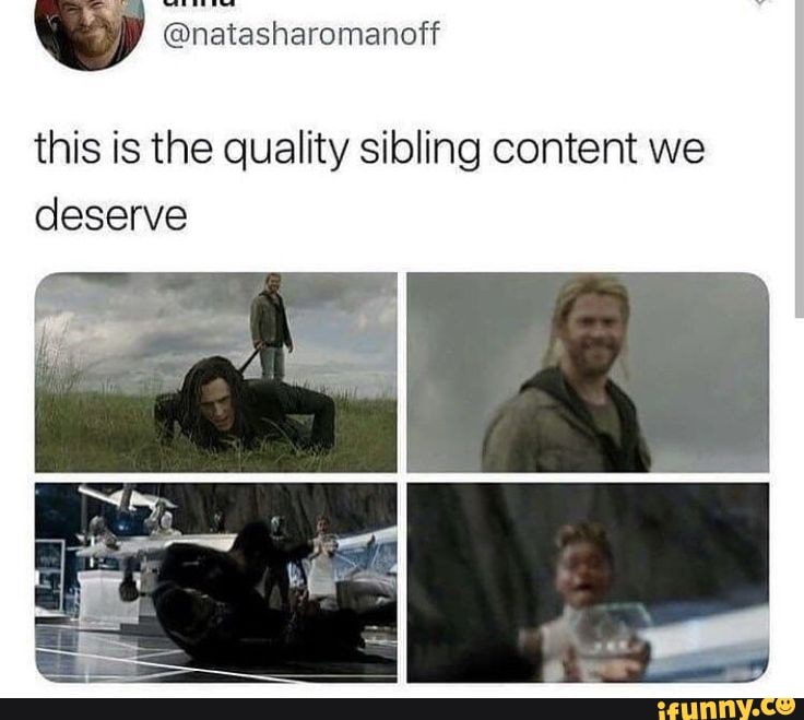 this is the quality sibling content we deserve
