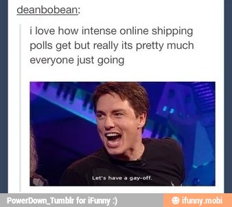i love how intense online shipping
polls get but really its pretty much
everyone just going