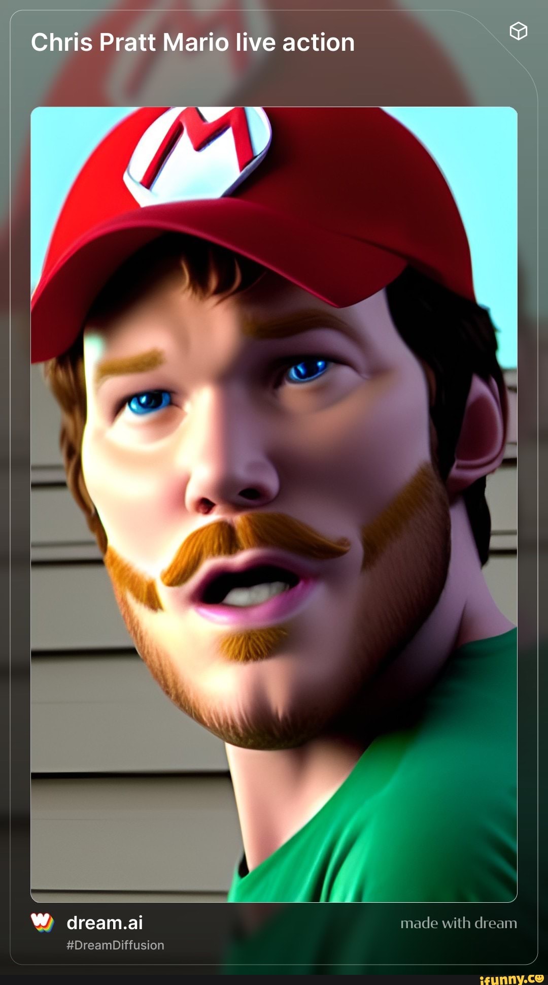 Chris Pratt Mario live action WW dream.ai made with dream # ...