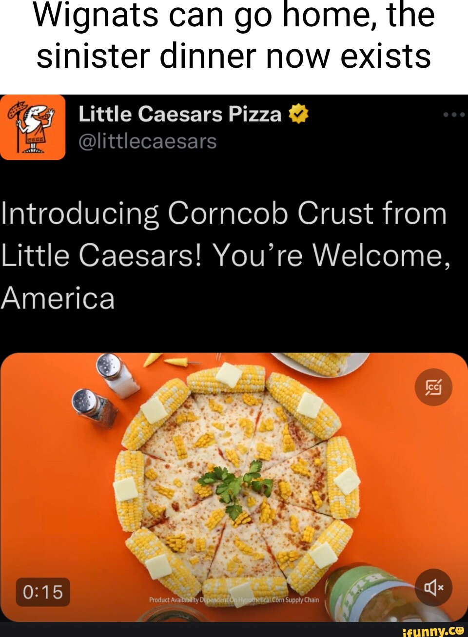 Wignats can go home, the sinister dinner now exists Little Caesars