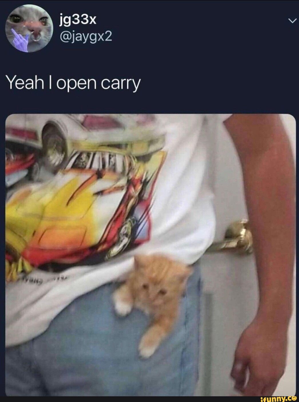 Yeah I open carry iFunny