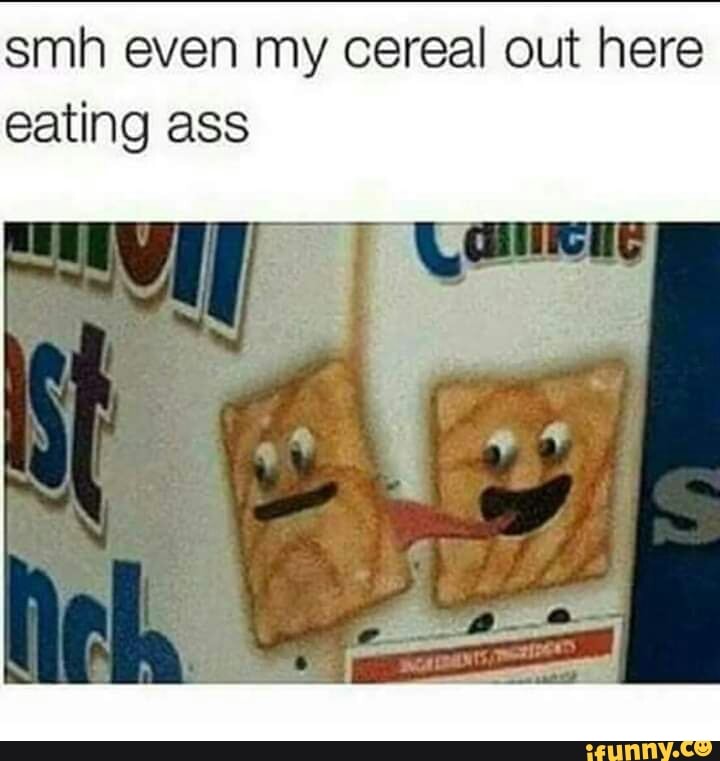 Eating Cereal Out Of Girls Ass