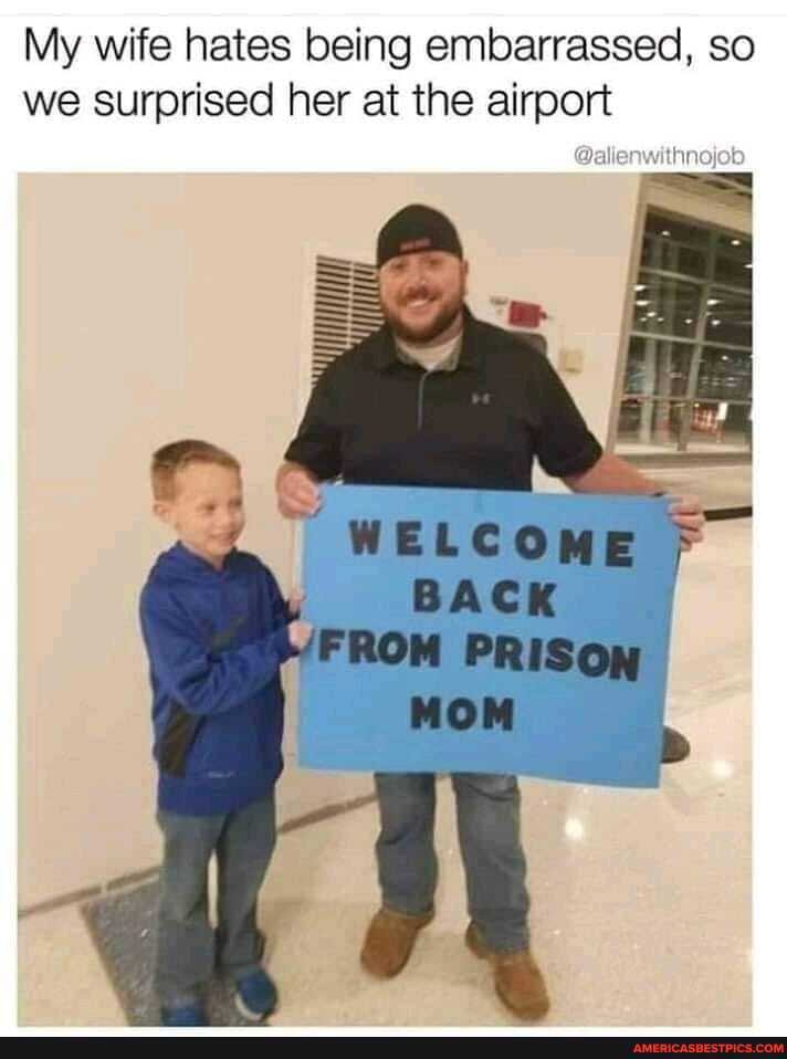 My wife hates being embarrassed, so we surprised her at the airport
lienwithnojot