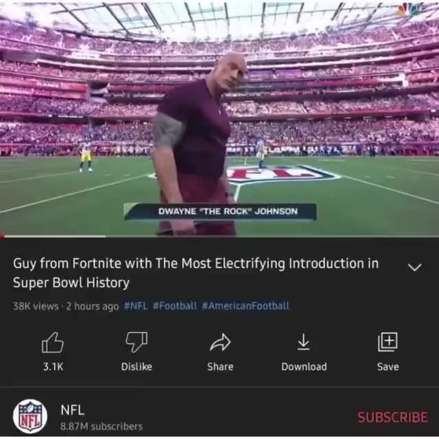 The Rock's Intro Is On   As 'The Guy From Fortnite'