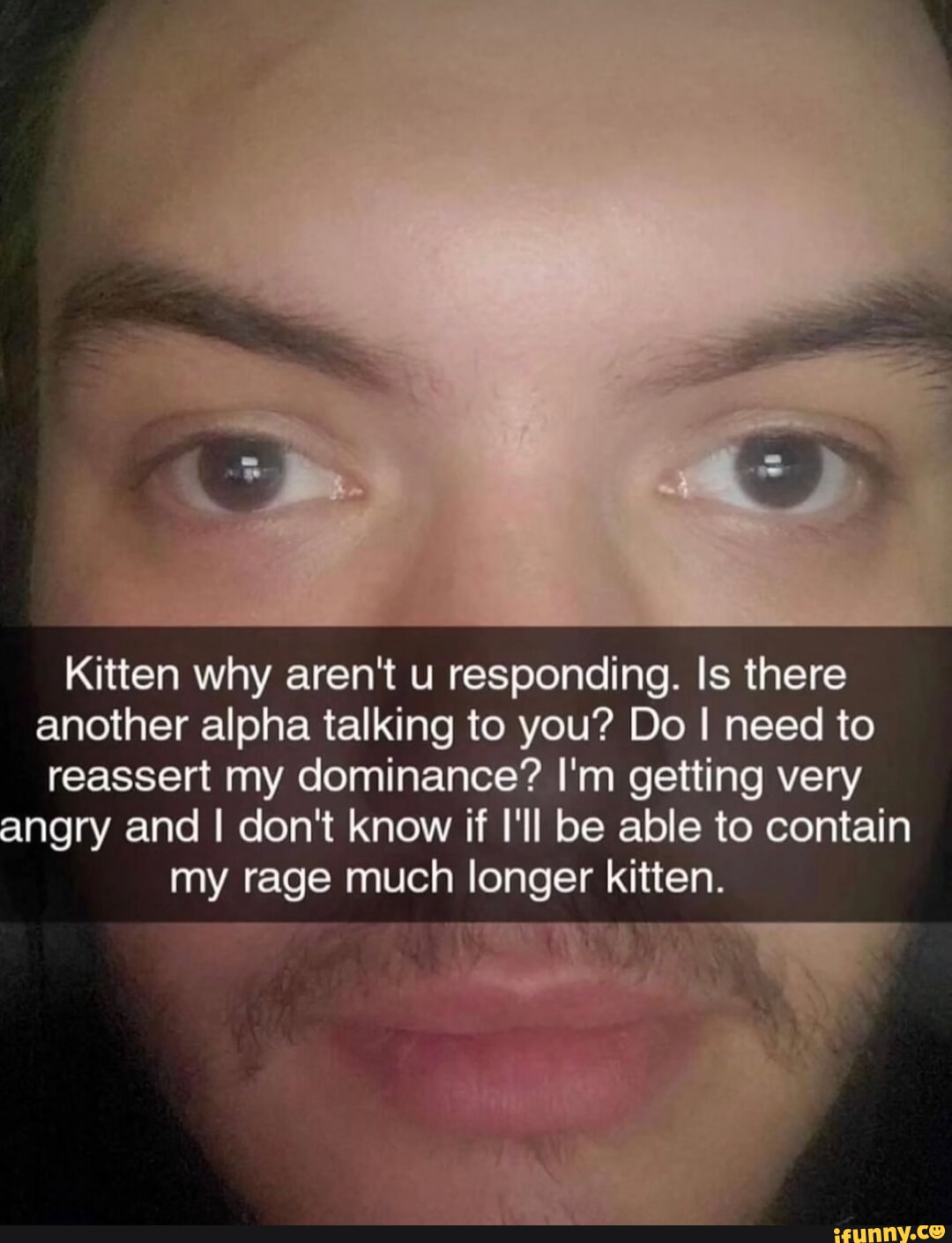 Kitten why aren't u responding. Is there another alpha talking to you