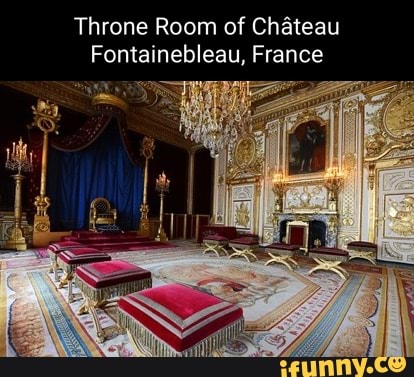 Picture/Photo: Throne room, Palace of Fontainebleau. France