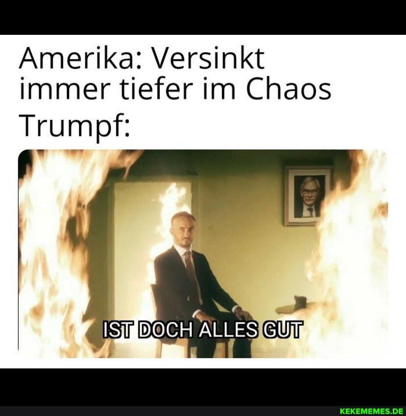 Amerika: Versinkt immer tiefer im Chaos
Trumpf: