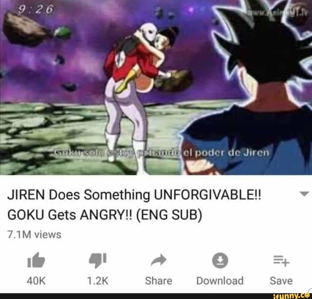 JIREN Does Something GOKU Gets ANGRY!! (ENG SUB) 7.1M