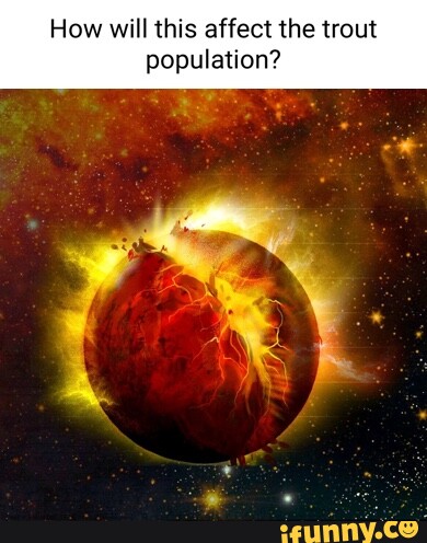 How will this affect the trout population? - iFunny
