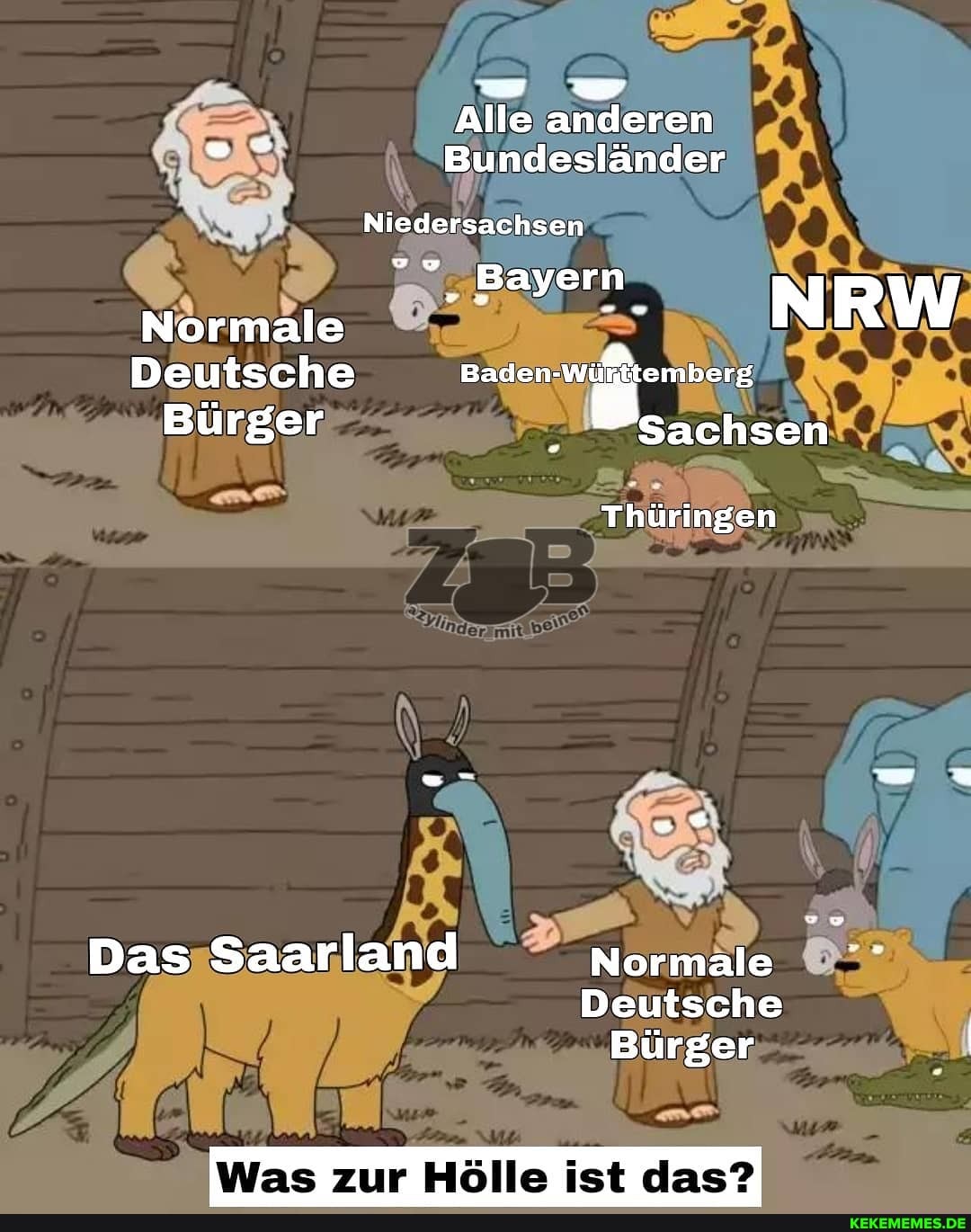Alle anderen
Bundesländer
Niedersachsen
Bayern
Normale N RW
Deutsche Badon
Bürger Sachsen
Thüringen
Das Saarland Normale
Deutsche
Bürger
Was zur Hölle ist das?