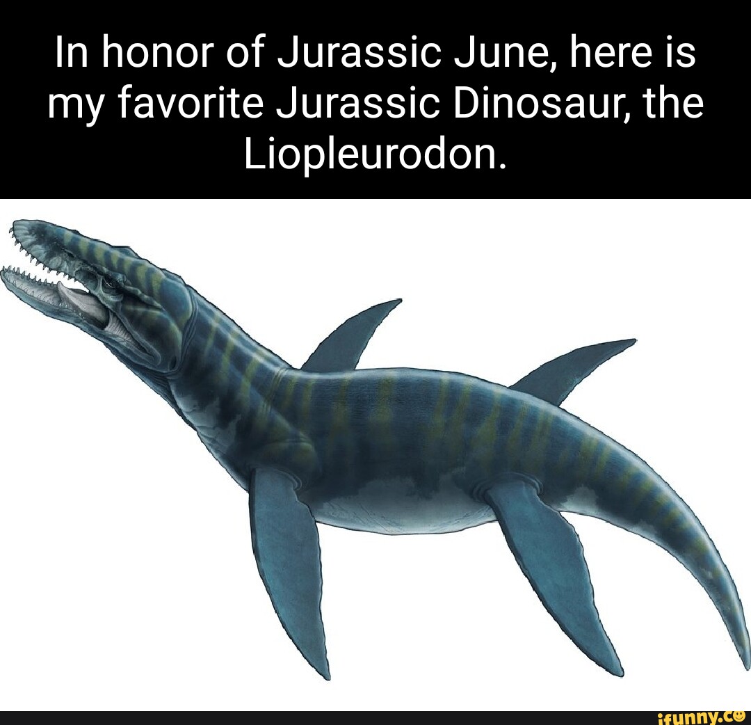 In honor of Jurassic June, here is my favorite Jurassic Dinosaur, the
