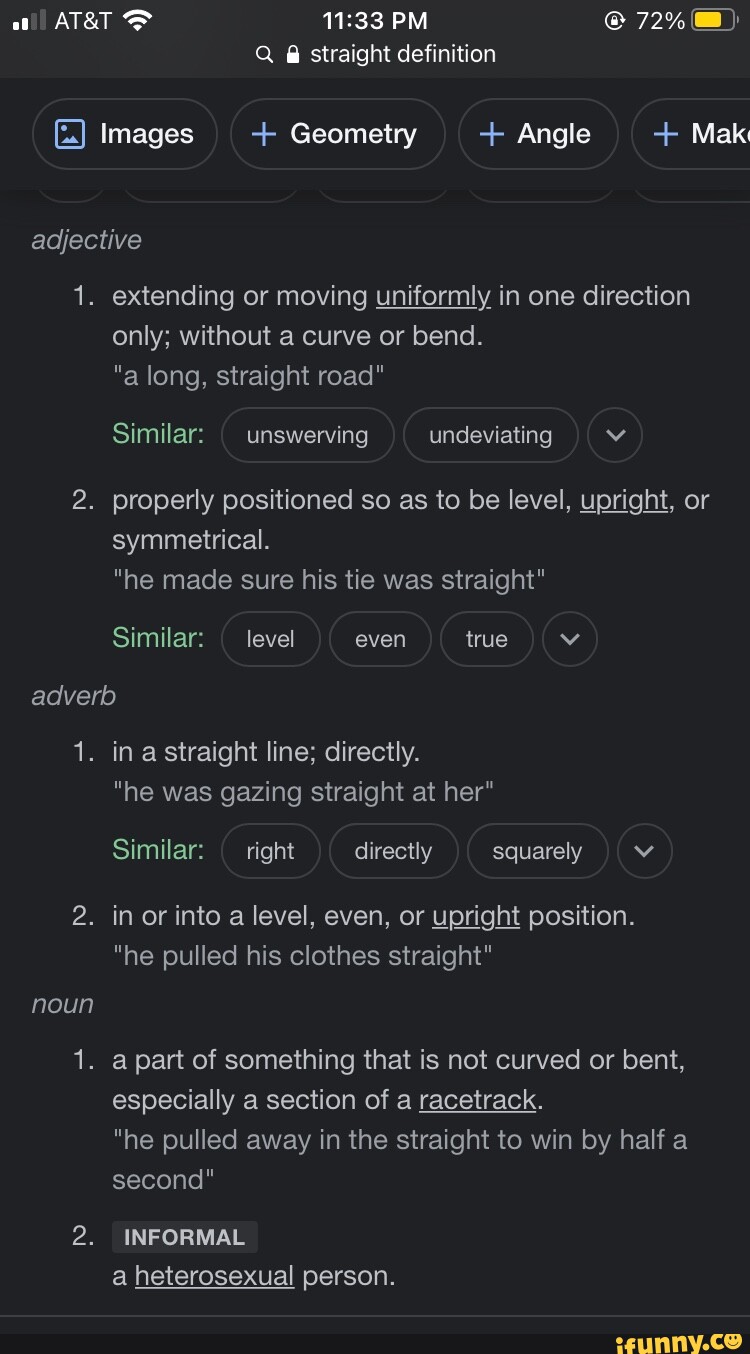 PM straight definition Images + Geometry + Angle + Mak adjective 1. extending or moving